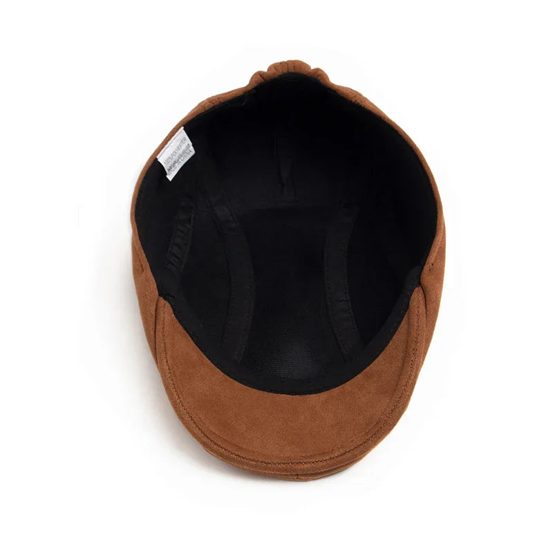 Chapeau Bloom™ Klassiek en suède gris de Danoir Paris, style classique avec bandelette élégante et finition soignée.