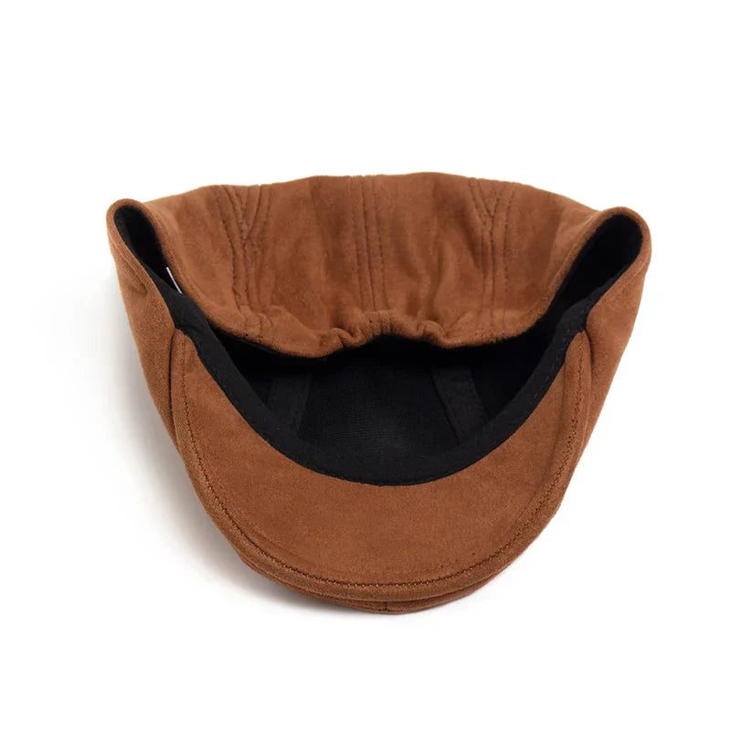 Chapeau Bloom™ Klassiek en suède gris de Danoir Paris, avec finition élégante et style classique.