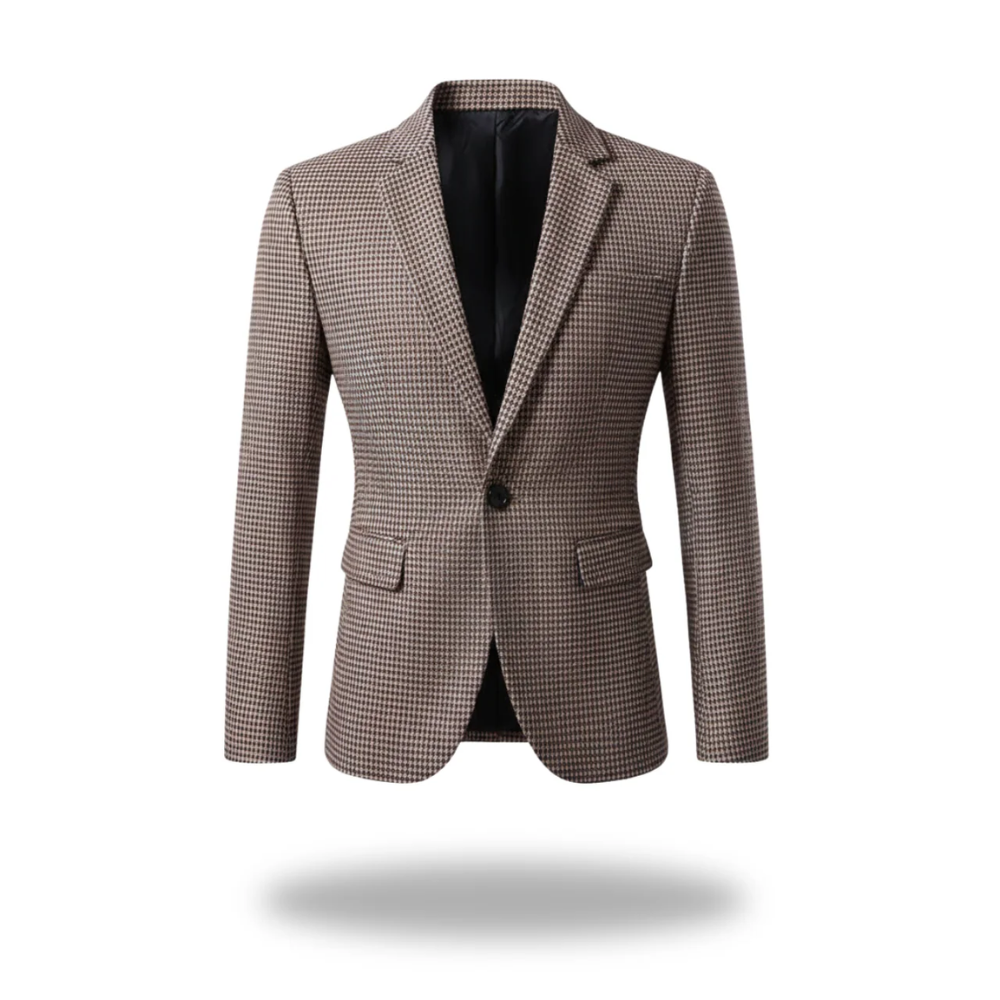 Veste blazer pour homme Danoir Paris en gris clair, style élégant et premium, tissu de qualité supérieure.