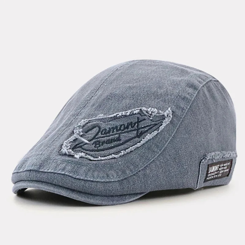 Harnais en denim vert pour animal de compagnie Bloom™ de Danoir Paris, ajusté avec confort et style.