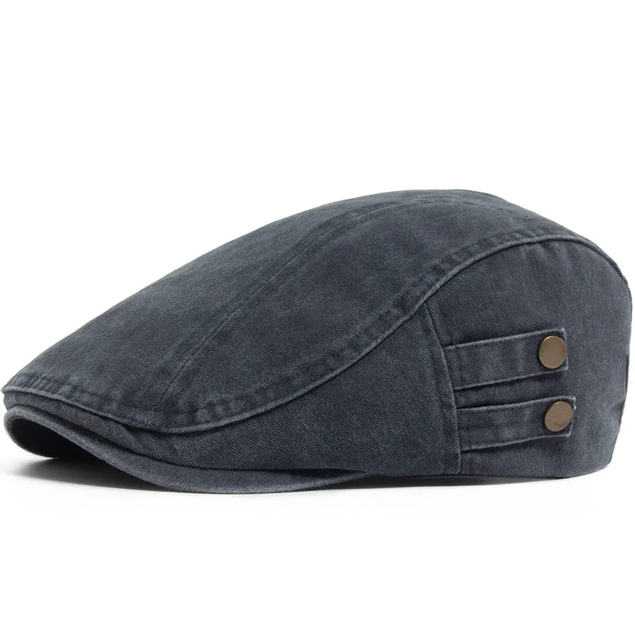 Chapeau vintage pour homme Bloom™ de Danoir Paris, en tissu vert avec style classique et détails élégants.
