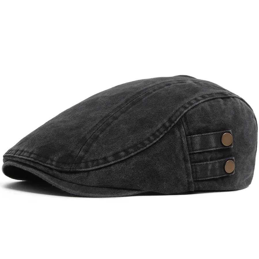 Chapeau vintage pour homme Bloom™ de Danoir Paris, en tissu vert avec style classique et détails élégants.