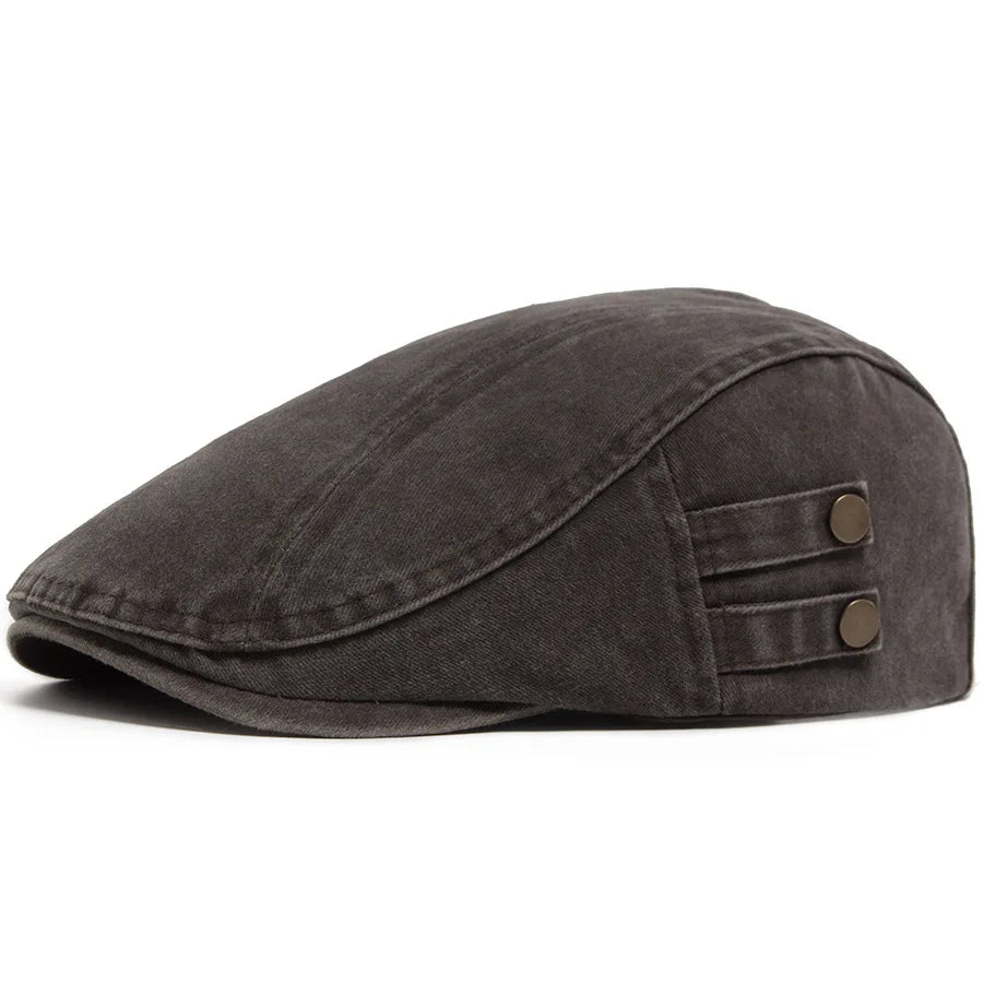 Chapeau vintage pour hommes Bloom™ de Danoir Paris, en tissu vert avec style classique et élégance sophistiquée.