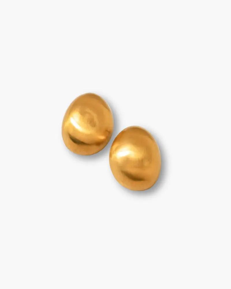 Boucles d'oreilles Orova Shield de Danoir Paris en imitation bijoux, avec design moderne et finition élégante.