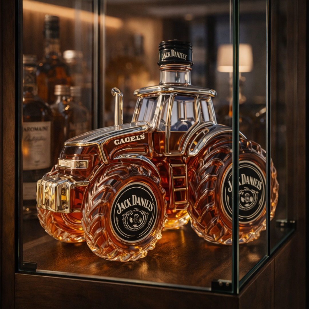 Carafe à whisky Danoir Paris Édition spéciale Traktor, design élégant pour servir du whisky dans un style unique.