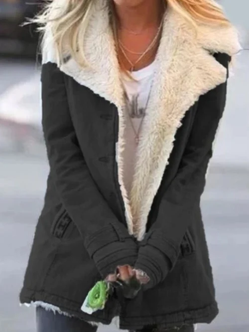 Veste élégante Danoir Paris Jaz en vert armée, veste doublée douillette pour un style chic et confortable.