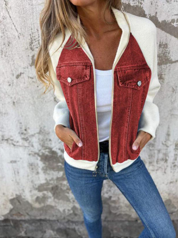 Veste quotidienne Danoir Paris Isa en bleu, coupe flatteuse, ample et confortable, idéale pour un look confiant et élégant.