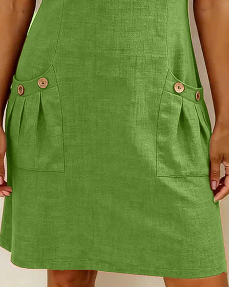 Robe Lina™ bleue de Danoir Paris, robe élégante en tissu léger, idéale pour un style naturel au quotidien.