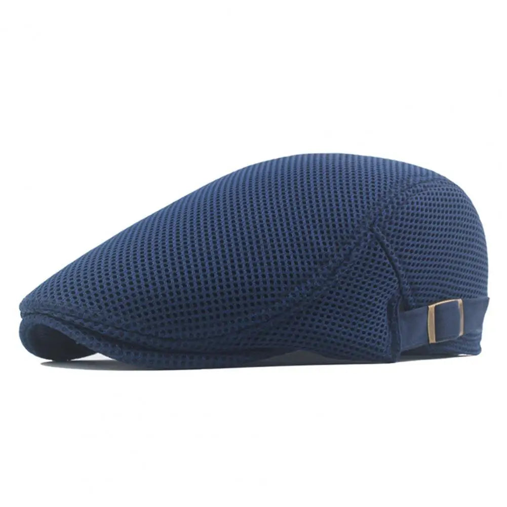 Chapeau homme Danoir Paris Bloom™ en tissu respirant bleu marine, élégant et léger pour un style sophistiqué