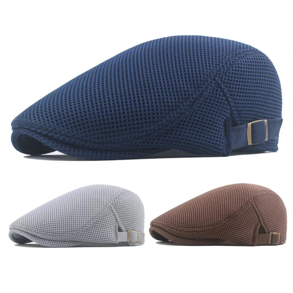 Chapeau homme Danoir Paris Bloom™ en tissu respirant bleu marine, style élégant et confortable pour l'été.