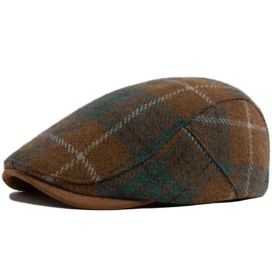 Casquette classique Bloom™ pour hommes de Danoir Paris, en tissu bleu marine, vue de face.