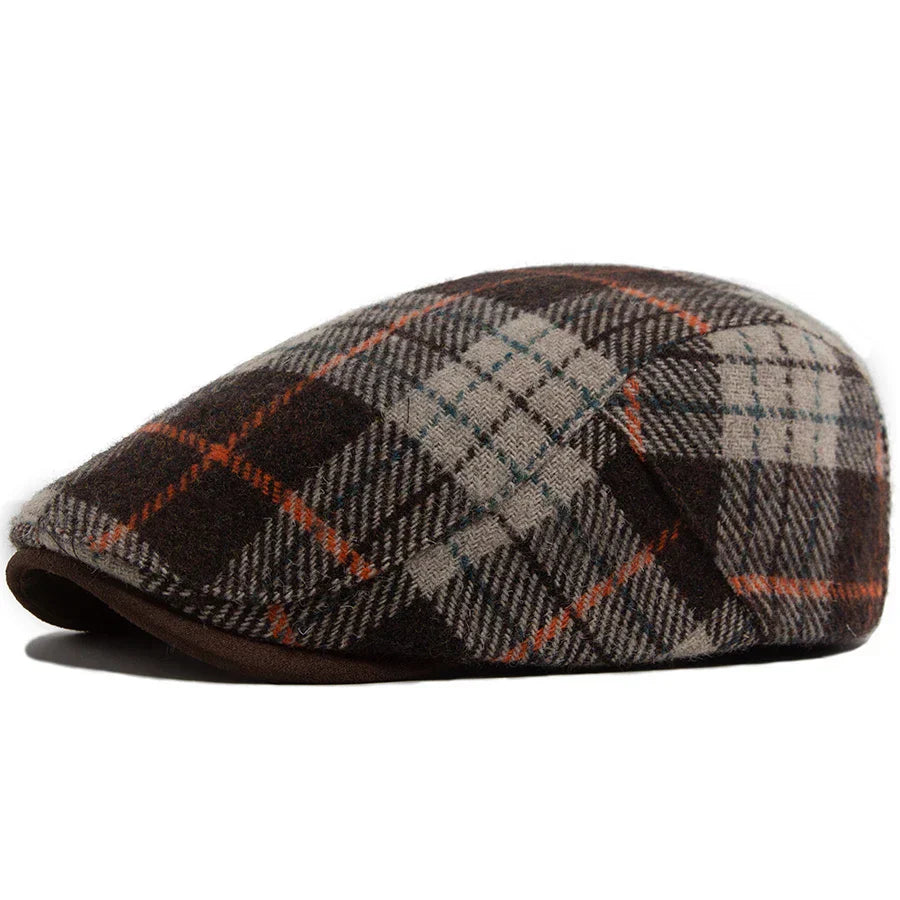 Casquette masculine Bloom™ de Danoir Paris en tissu marine, classique et élégante pour hommes.