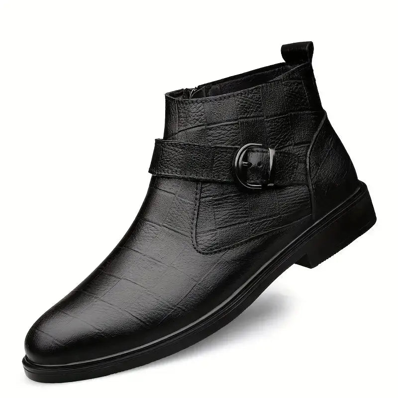 Bottines en cuir marron Jackson de Danoir Paris, pointure 37,5, avec finition élégante et semelle robuste.