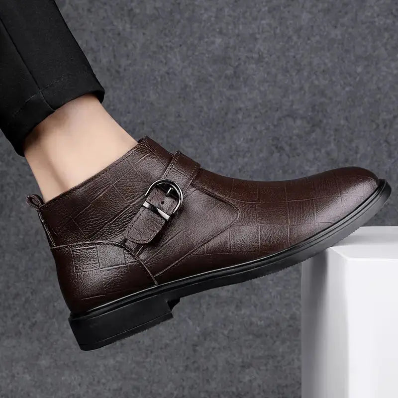 Bottines en cuir marron Jackson Danoir Paris pour femme, pointure 37,5, avec lacets et semelle robuste.