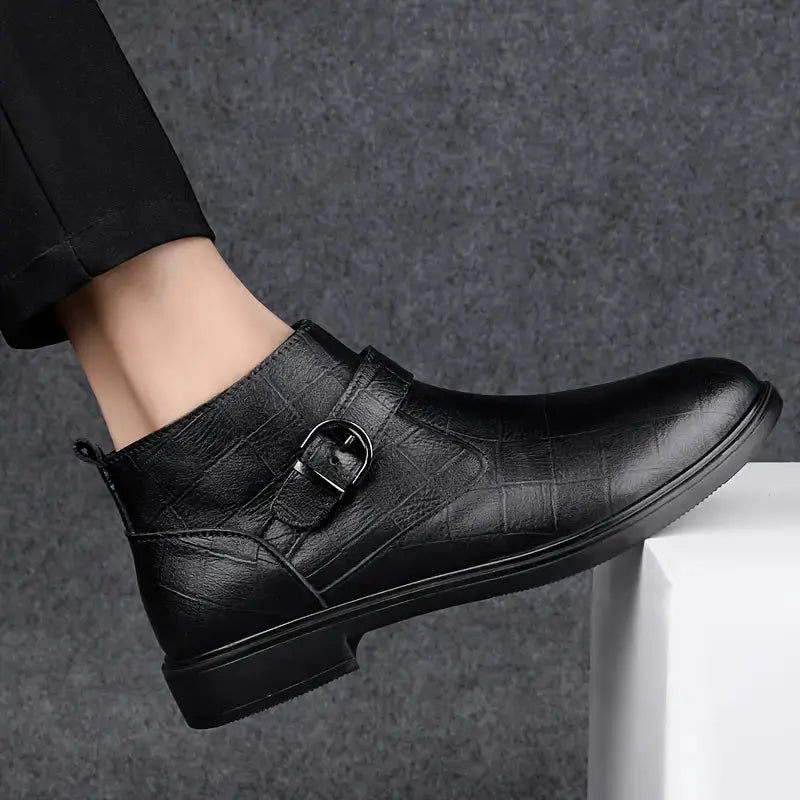 Bottines en cuir marron Jackson de Danoir Paris, taille 37,5, avec semelle robuste et design élégant pour femmes.