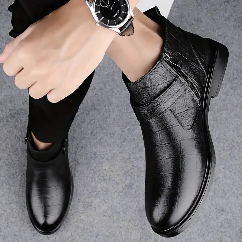 Bottines en cuir marron Jackson de Danoir Paris, pointure 37,5, avec design élégant et semelle résistante.