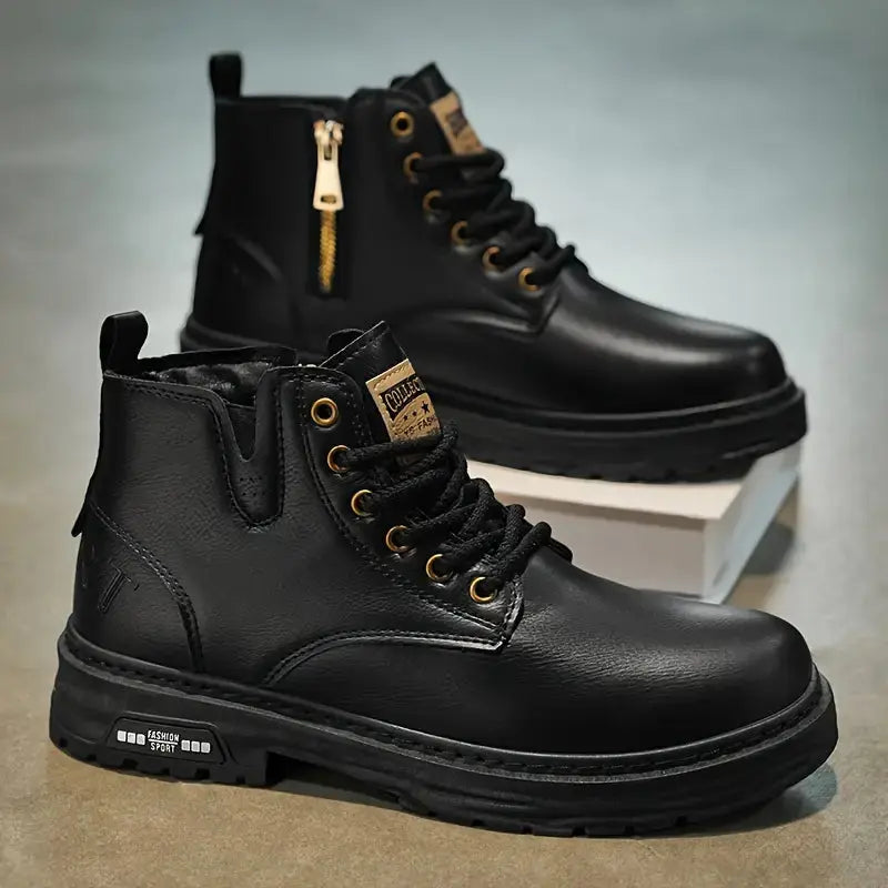 Bottes casual élégantes Ambrose de Danoir Paris en marron, taille 38, avec design moderne et confort sophistiqué.