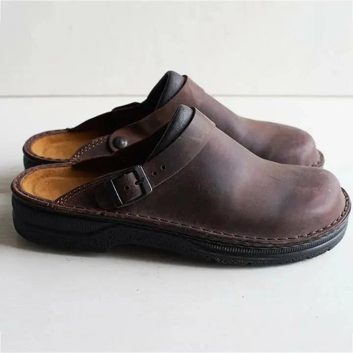 Chaussures orthopédiques Guiseppe Danoir Paris en marron, taille 38, avec design confortable et soutien pour le pied.