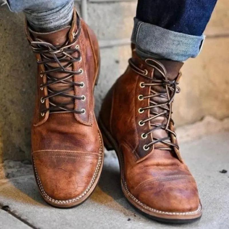 Chaussures en cuir marron Jason™ de Danoir Paris, taille 38, avec semelle en cuir et finition élégante.