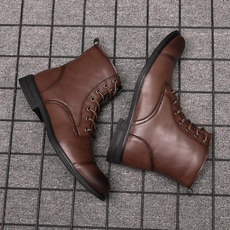 Bottines en similicuir marron châtaigne Morgan de Danoir Paris, pointure 38, avec semelle résistante et style élégant.