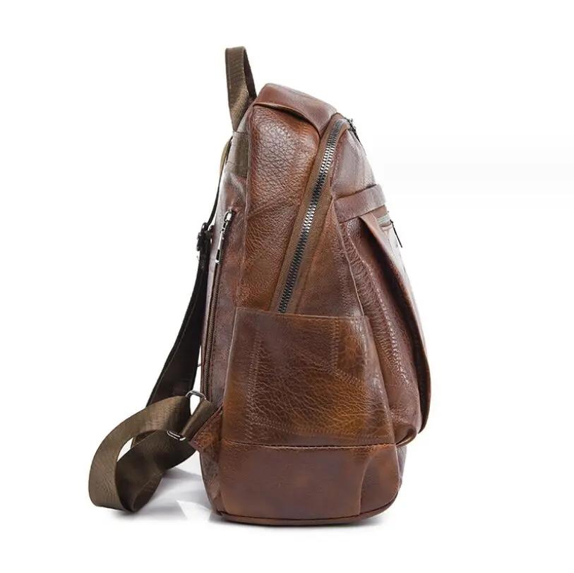 Sac à dos marron Cordelia de Danoir Paris, sac à dos chic et intemporel en cuir élégant, parfait pour un style sophistiqué.