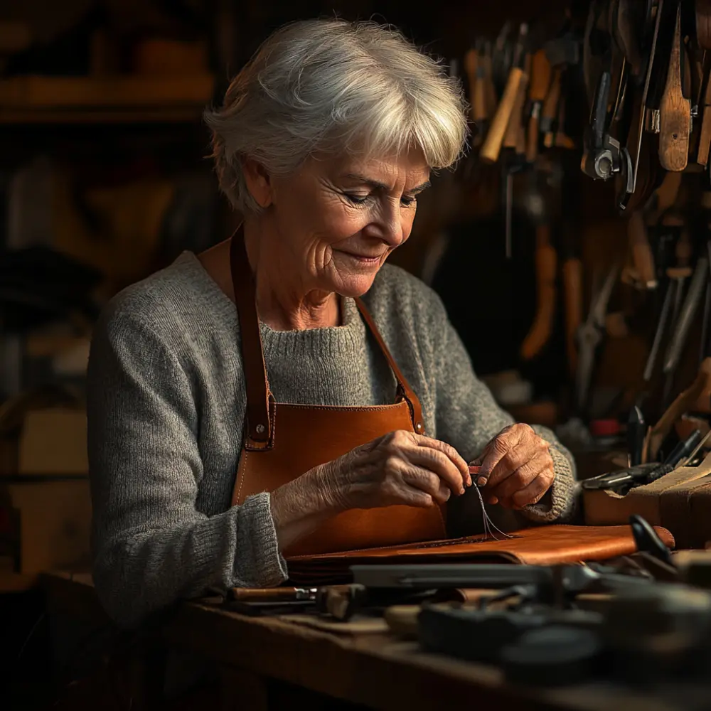 Sac à main élégant Lydia de Danoir Paris en marron, avec poignée et finitions raffinées, pour un style sophistiqué.