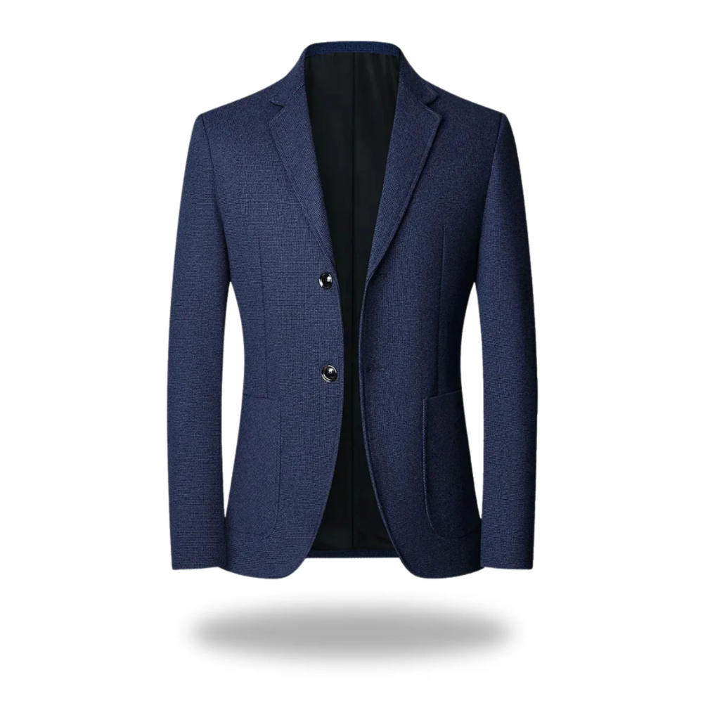 Blazer masculin intemporel Danoir Paris de couleur marron, élégant et classique, porté sur un mannequin.