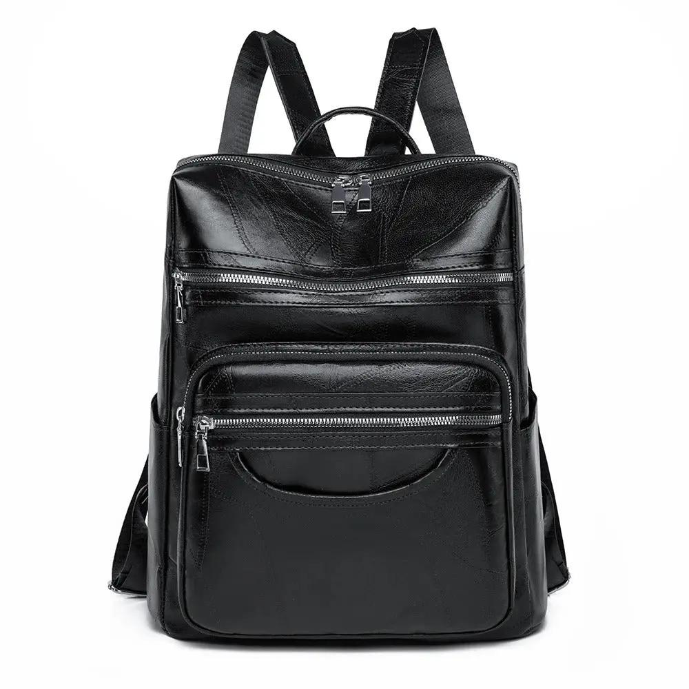 Sac à dos Danoir Paris Marguerite en marron, design chic et élégant avec détails sophistiqués, idéal pour un style moderne et raffiné.