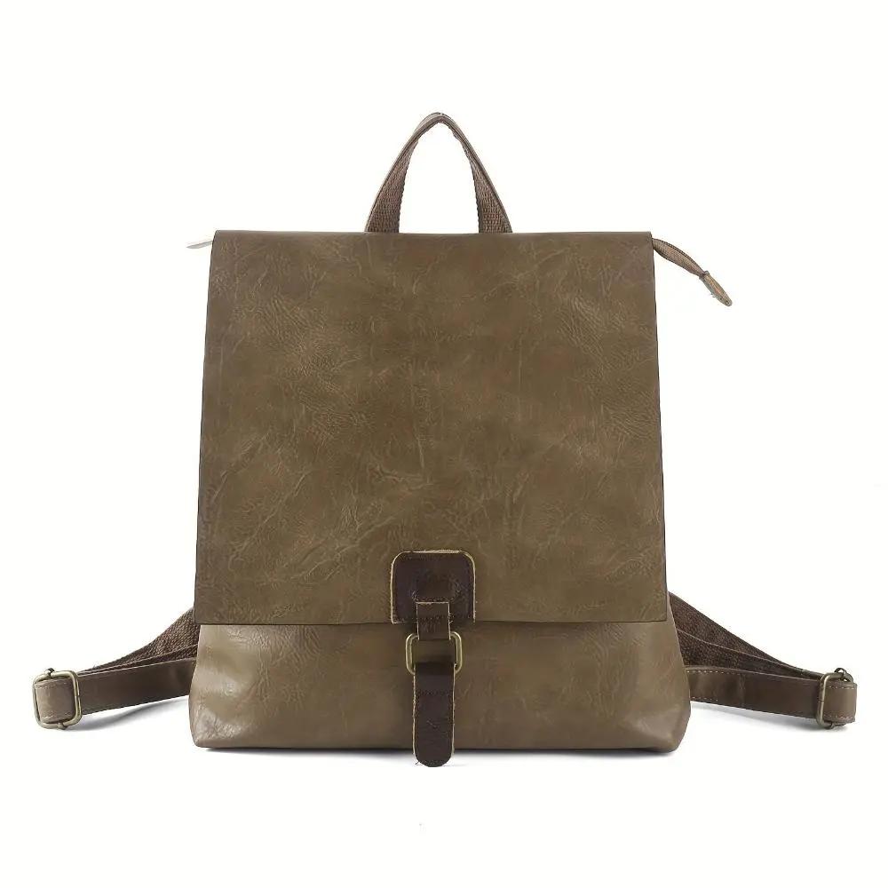 Sac à dos Danoir Paris Nina en marron, style vintage, idéal pour un usage polyvalent et tendance.