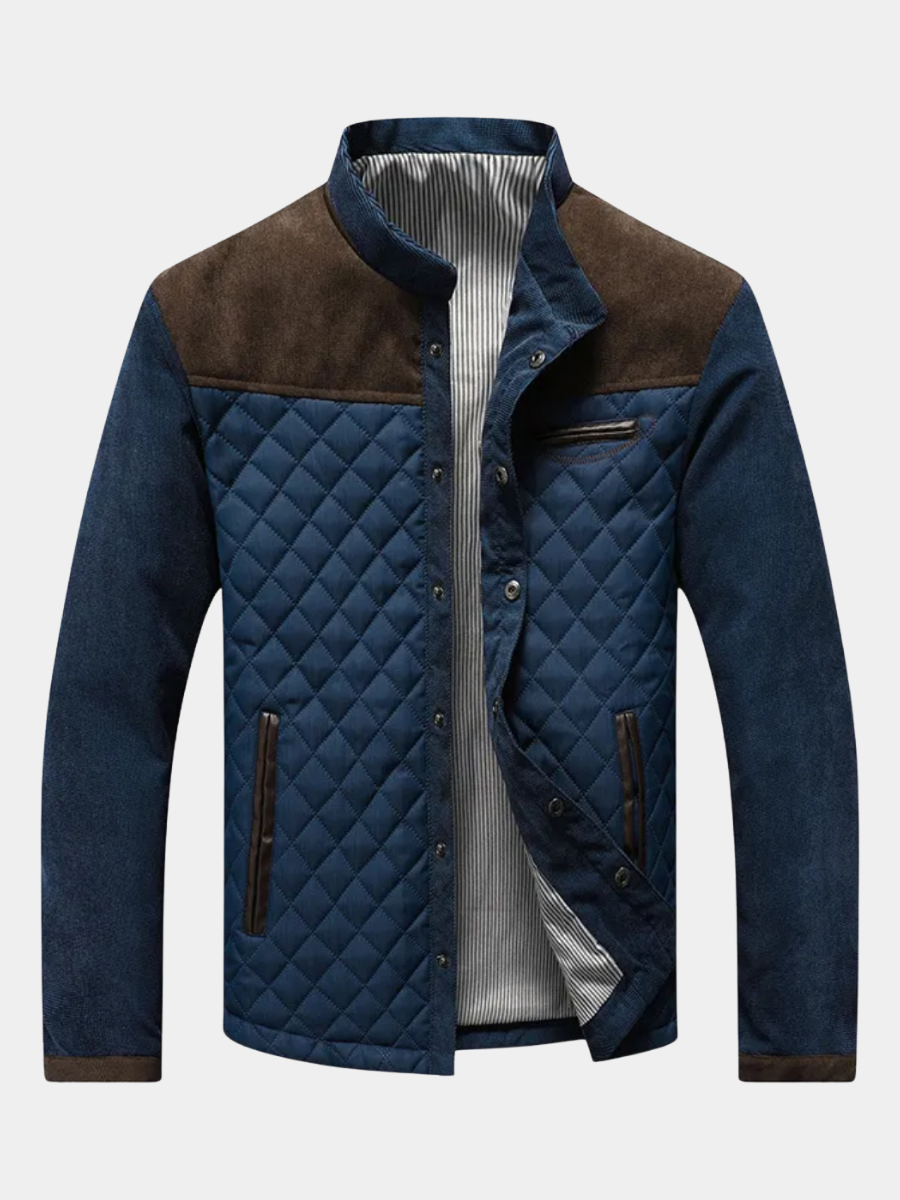 Veste pour homme de luxe Danoir Paris en marron, coupe élégante et tissu haut de gamme visible sur l'image.