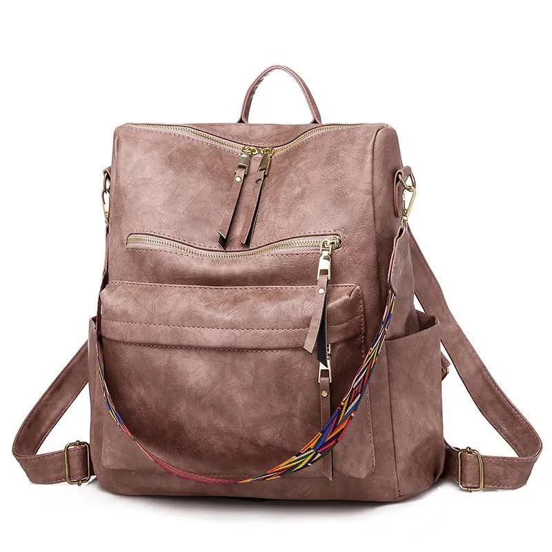 Sac urbain chic Talia de Danoir Paris en marron, avec détails élégants, idéal pour un style urbain sophistiqué.