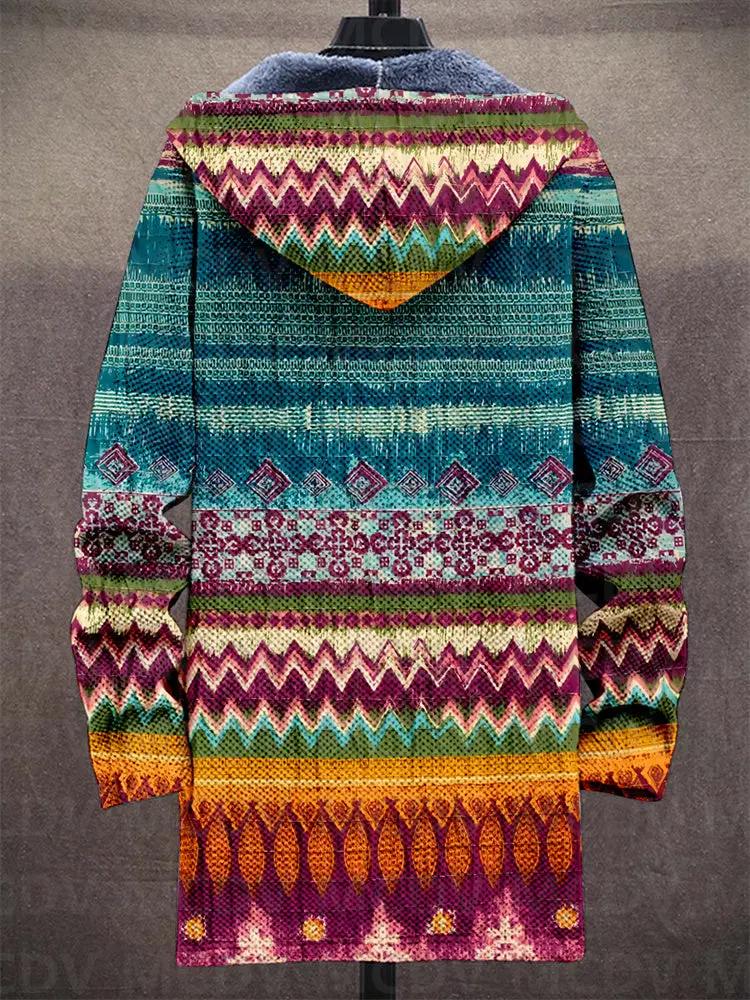 Veste de luxe Jedda par Danoir Paris avec motifs artistiques, élégante et tendance, en tissu coloré et sophistiqué.