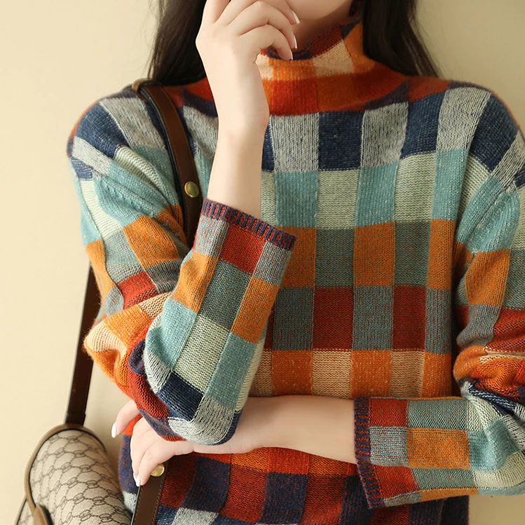 Pull roulé en cachemire Élise de Danoir Paris, doux et élégant, avec col roulé et finition soignée, pour un look confortable.