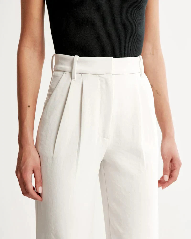 Pantalons confortables et chics Sophie de Danoir Paris en noir, parfaits pour un style élégant et sophistiqué.