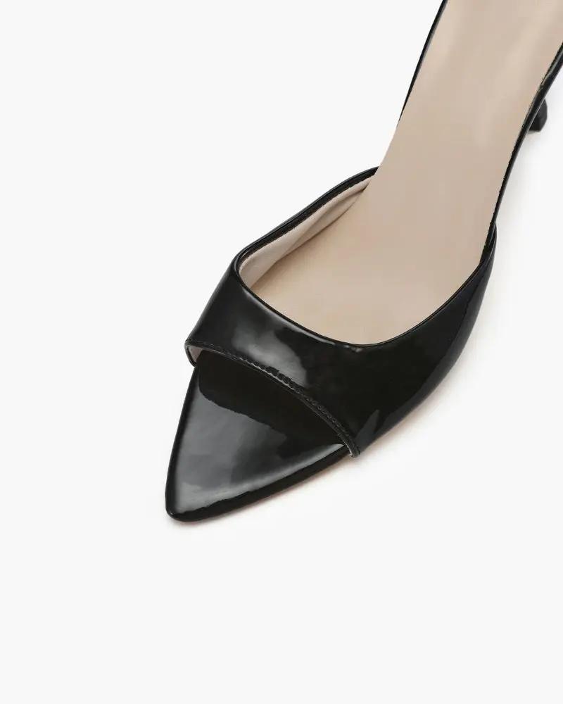 Chaussures à talons Gia de Danoir Paris, nude, taille 35, en cuir avec semelle élégante et design sophistiqué.
