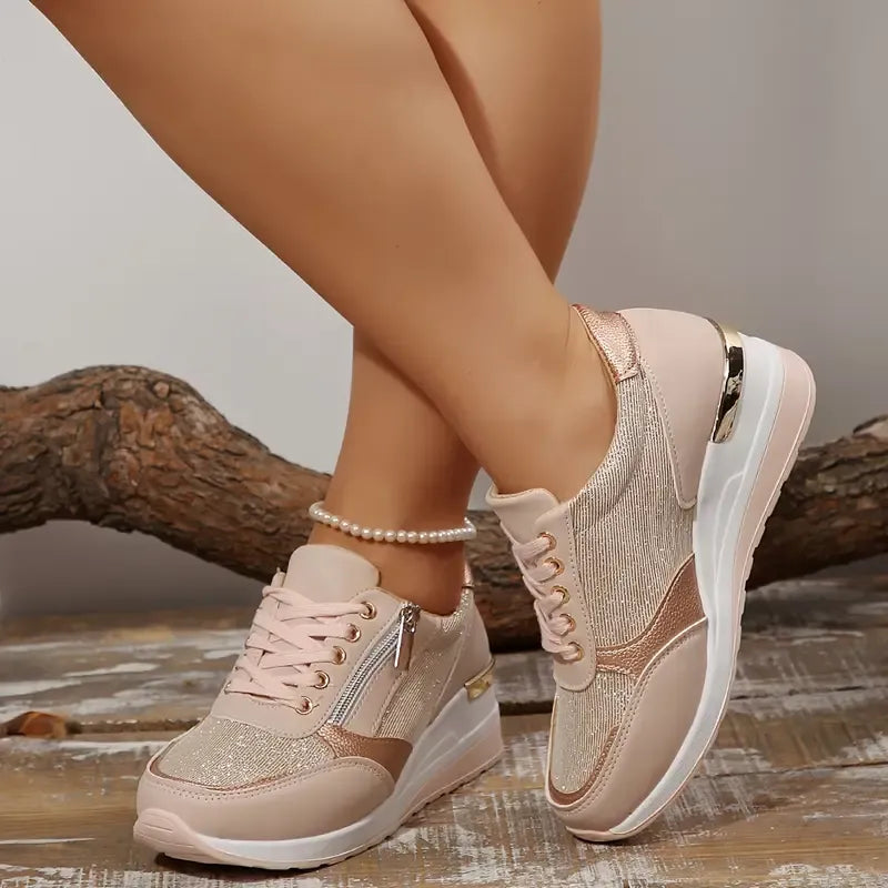 Chaussures orthopédiques pour femme Danoir Paris, confortables et élégantes, en promotion aujourd'hui, vue de face.