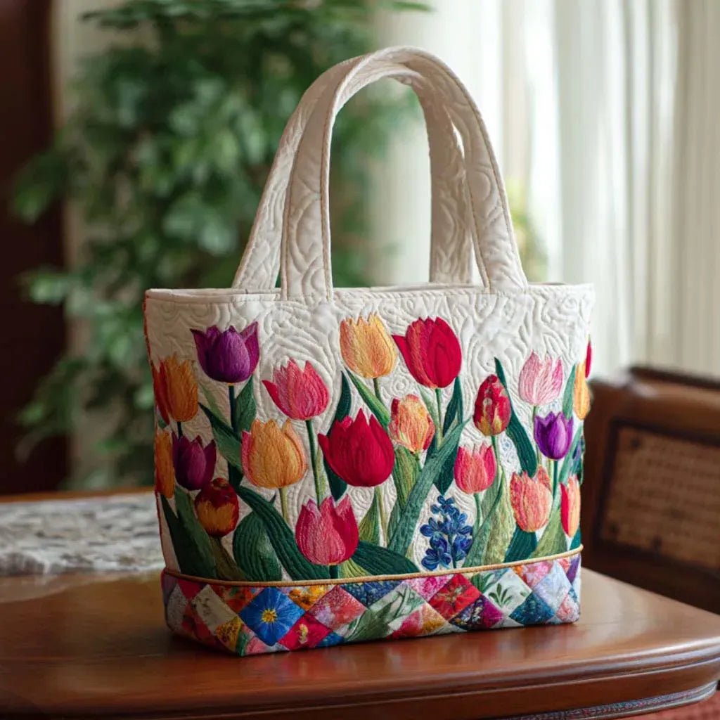 Borsa Camilla Danoir Paris fatta a mano, con vestibilità rilassata e design paesaggio, in formato 38x35 cm.