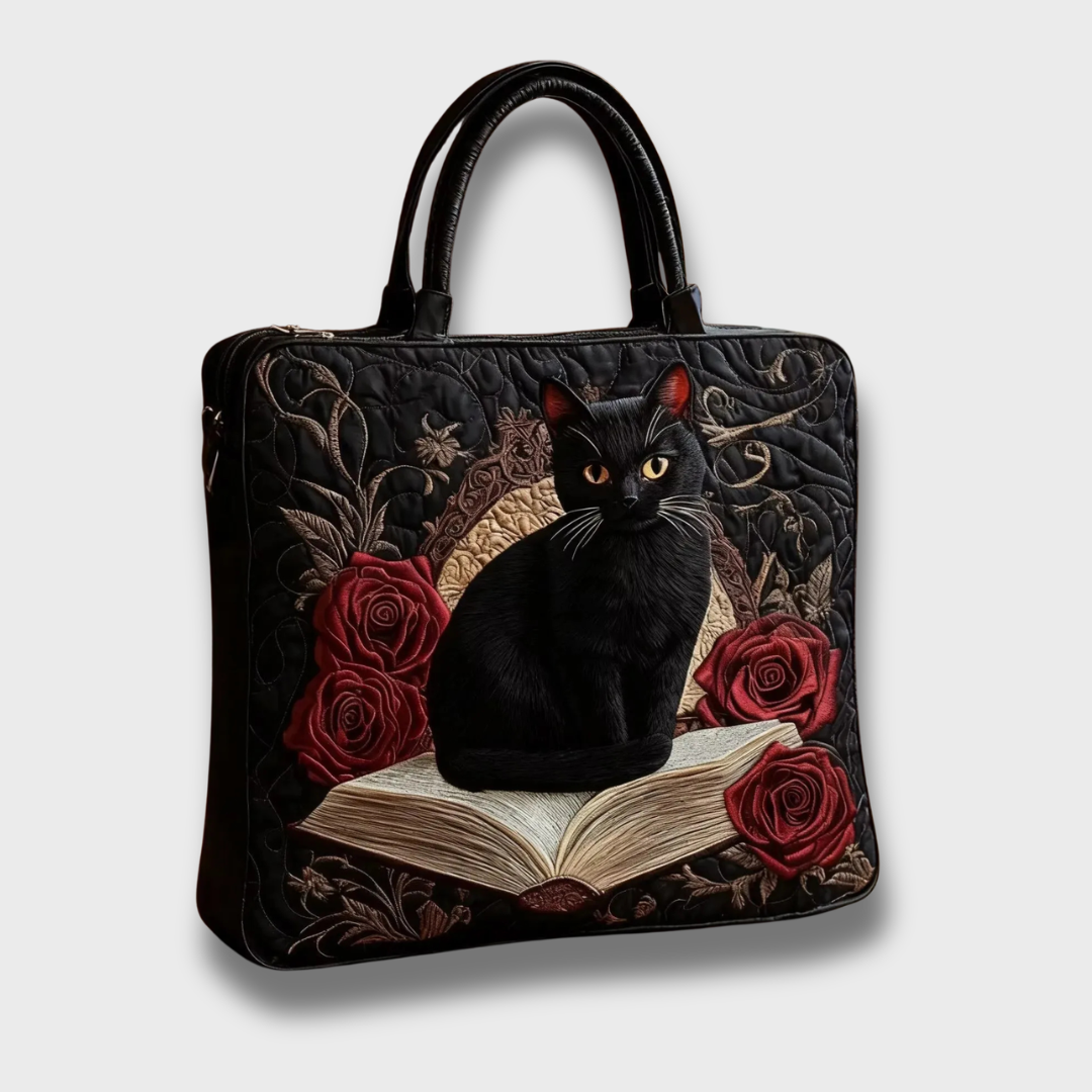 Sac à main Emily en cuir fait main de Danoir Paris, borsa quotidienne avec motif paysagé, dimensions 38x35 cm.