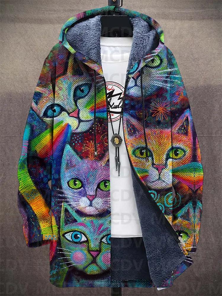 Veste de luxe Kalani Danoir Paris aux multiples couleurs, inspirée par l'art, avec design élégant et détails sophistiqués.