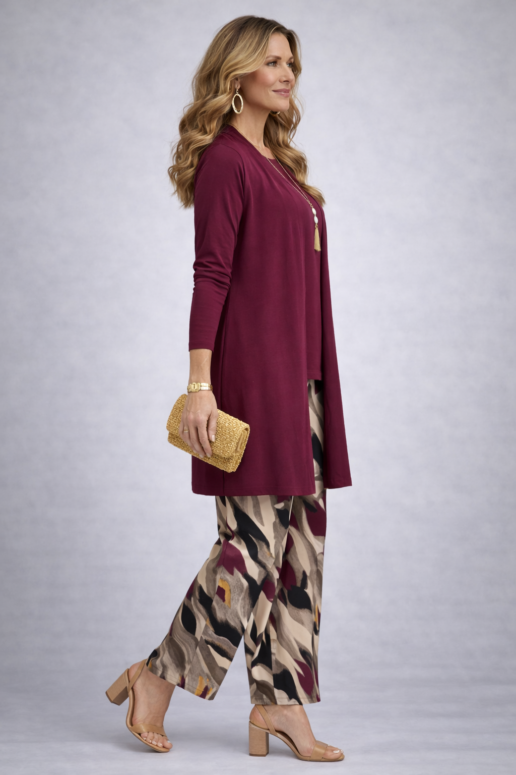 Ensemble de 3 pièces Danoir Paris Fiamma en violet, comprenant des sous-vêtements confortables et élégants pour femmes.