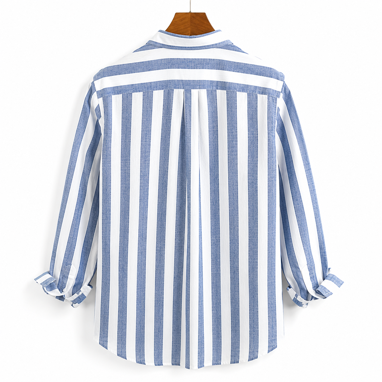 Chemise rayée légère d'été Leblanc™ de Danoir Paris, tissu fluide et confortable, style décontracté et chic.