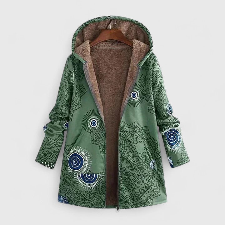 Veste confortable Hyraelleh de Danoir Paris en rouge, tissu doux et coupe élégante pour un style décontracté.