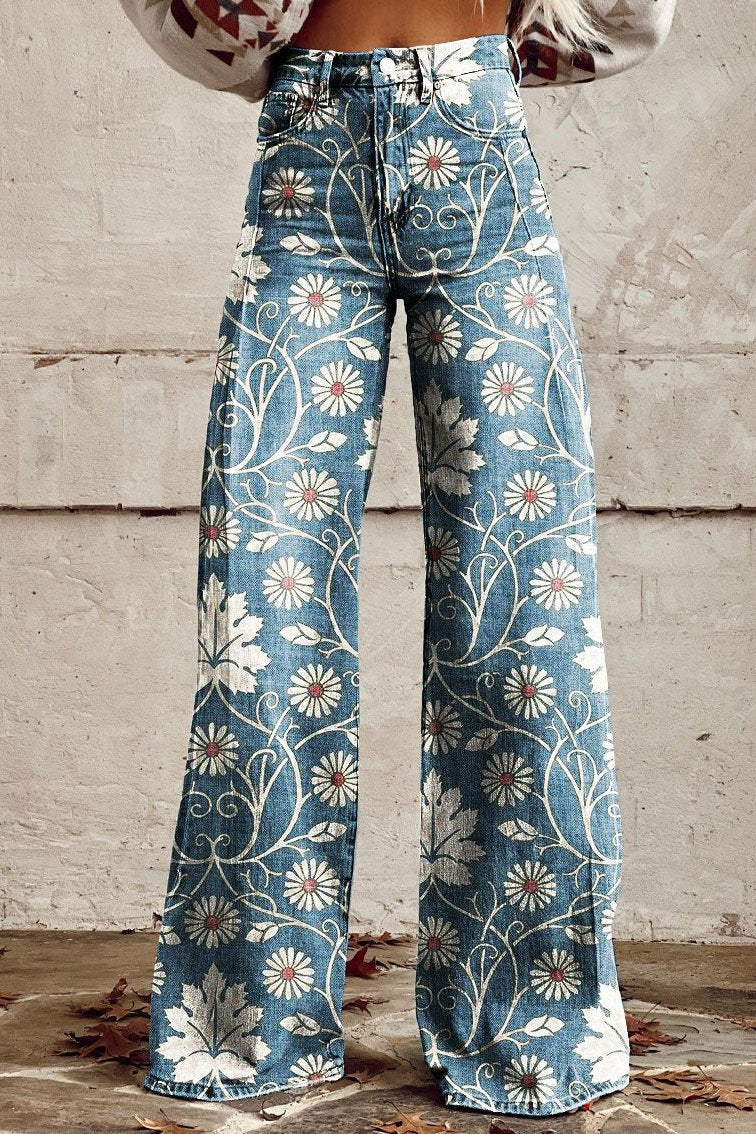 Pantaloni boho chic Margherita de Danoir Paris, coupe décontractée, tissu léger, style tendance pour femmes.