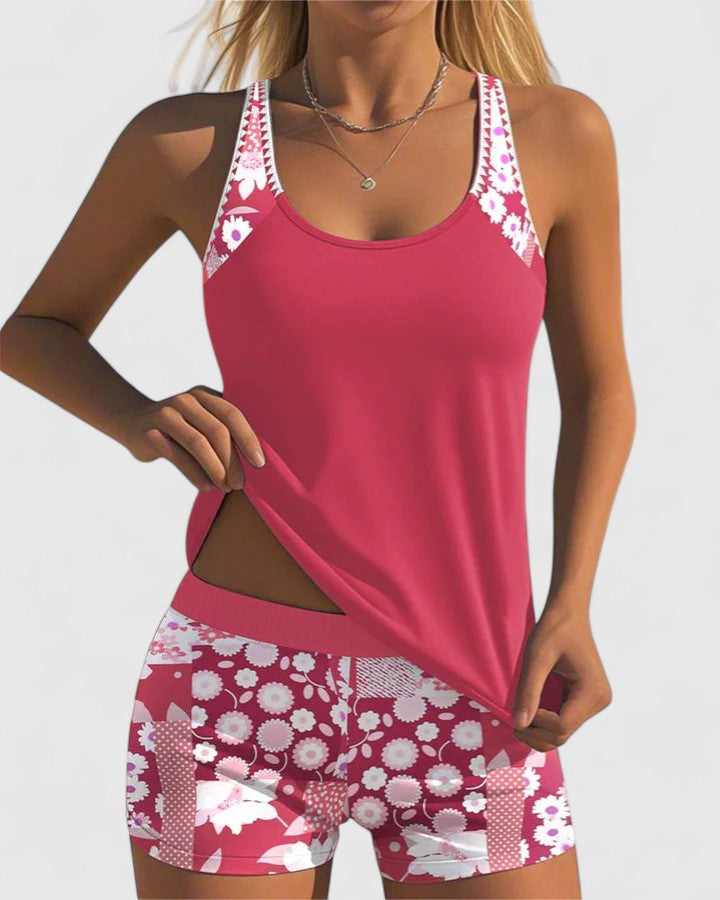 Maillot de bain violet Danoir Paris Aurianna, confortable, style une pièce, détails en tissu doux, pour femmes.