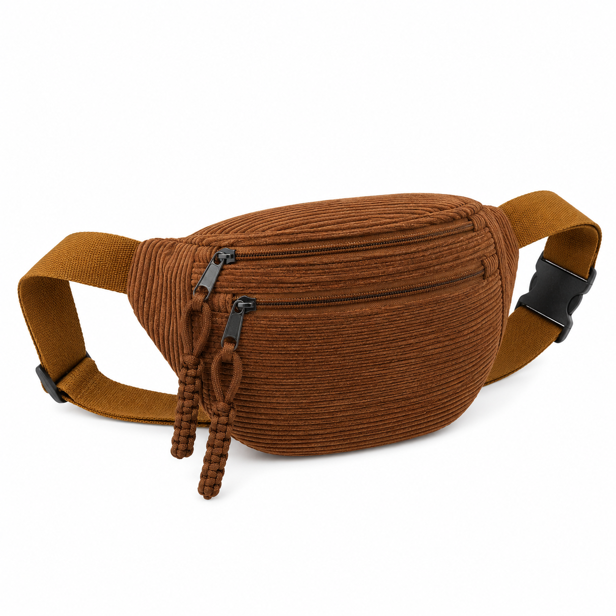 Sac à bandoulière Danoir Paris Petra en velours côtelé vert, élégant et tendance, avec bandoulière ajustable.