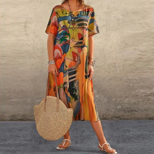 Tunique décontractée verte Danoir Paris Jodilyn, style chic et confortable pour un look élégant et casual.