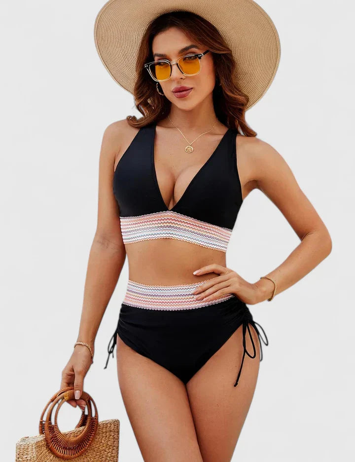 Ensemble de bikini élégant Jayzelliah de Danoir Paris, vert, taille XS, avec haut et bas en tissu léger et tendance.