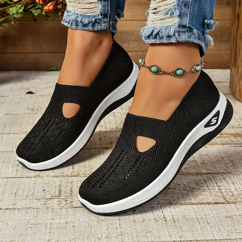 Chaussures antidérapantes violettes Danoir Paris pour femme avec semelles offertes, confort et sécurité au quotidien.