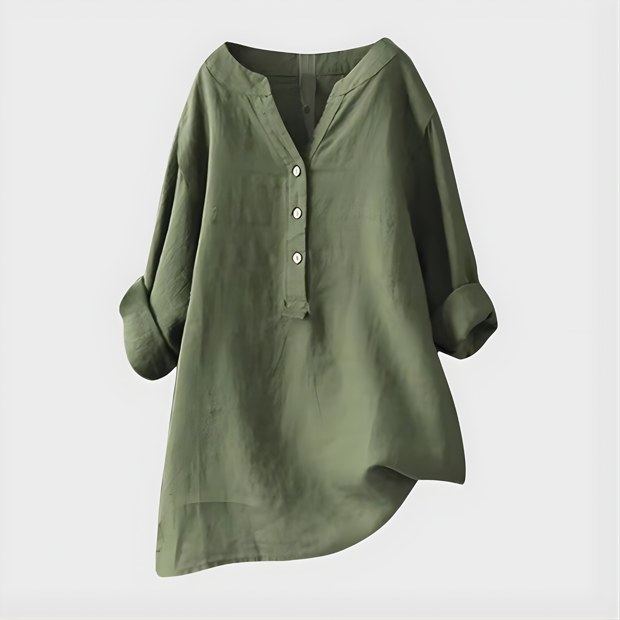 Blouse élégante Diane à col en V de couleur rose pastèque, fabriquée par Danoir Paris, vêtement féminin sophistiqué.