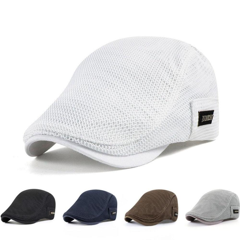 Chapeau léger pour homme Bloom™ de Danoir Paris en tissu blanc avec style élégant et design aéré.